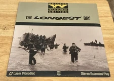 THE LONGEST DAY Laserdisc 2 Disc Special Widescreen Edition 1021-80 NEW Sealed