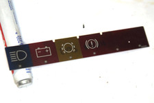 Symbolleiste links Tacho Kombiinstrument Mercedes W126 C126 bis 1985 A1265402543 Symbolleiste links Tacho Kombiinstrument Mercedes W126 C126 bis 1985 A1265402543