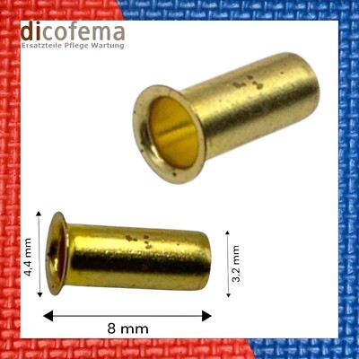 Serto Hülse Ring für 6 mm Schläuche / Teflonschläuche