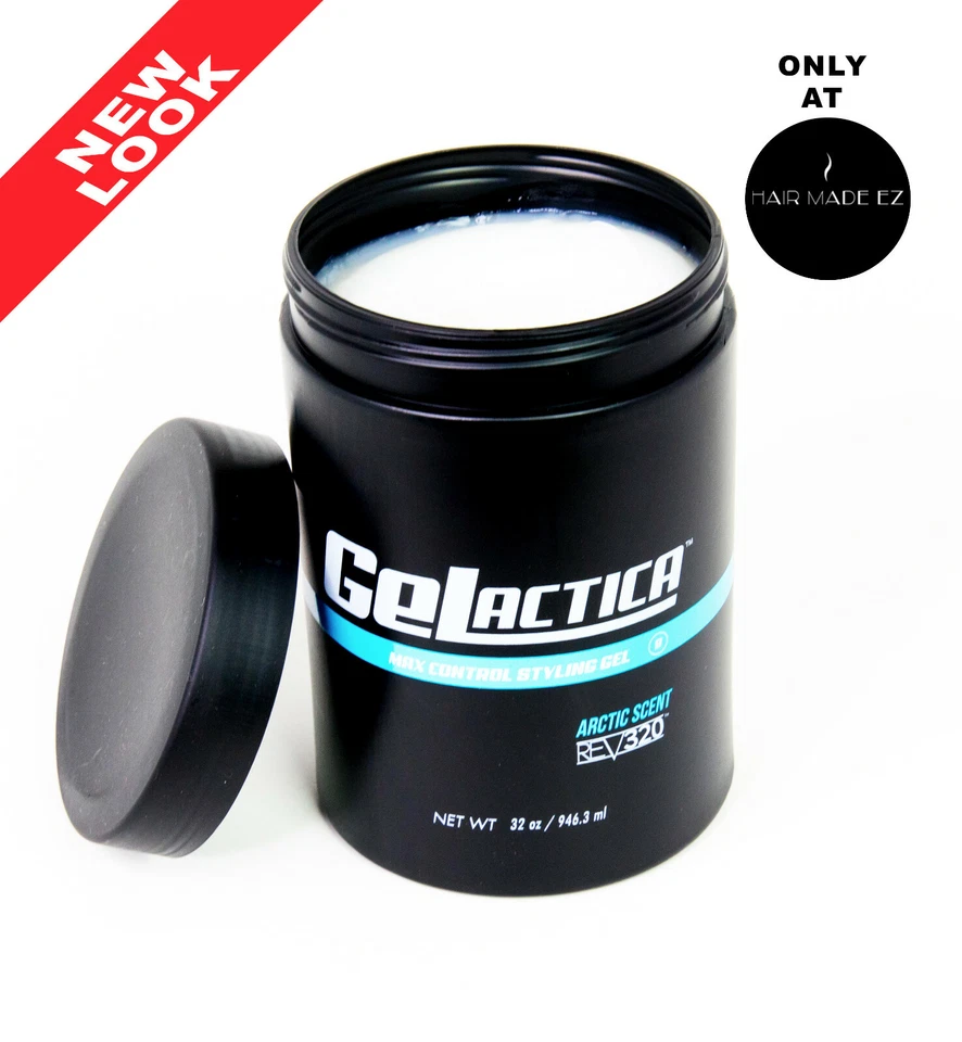 Gel Gelactica 32 oz Gel de Cabelo Masculino - Ingredientes Orgânicos - Base de Água Novo Look - Imagem 2 de 4