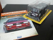 modellino auto AUDI QUATTRO   QUATTRORUOTE car collection 1/24