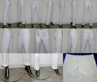 Lacoste Classic HF 5614 00 001 Elegante Cotton Jeans Hose Slim Fit 34 bis 46 WHT