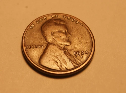 1924 S  LINCOLN CENT  FINE 7