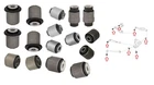 Rear Control Trailing Arm Hub Knuckle Bushes Bushings for Infiniti FX35 FX45