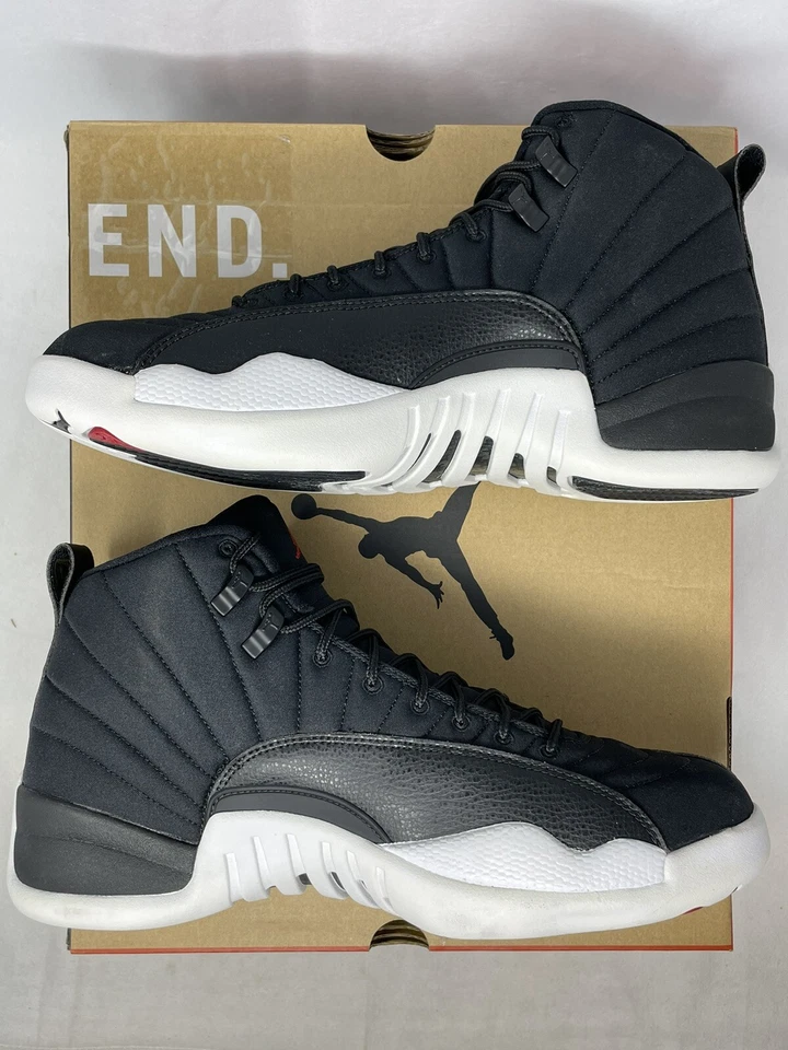 Air Jordan 12 Retro Neopreno Nylon 130690 004 Negro/Gimnasio Rojo-Blanco Talla 11 Foto 2 de 4