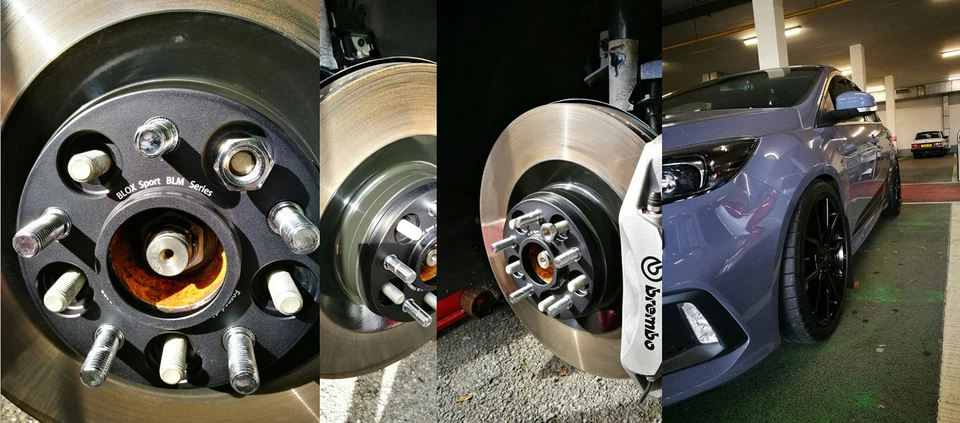 Espaciador de rueda de aluminio forjado de 15 mm 2 piezas para Ford Fusion S, SE, SEL, Sport (ajuste: fusión) Foto 4 de 4