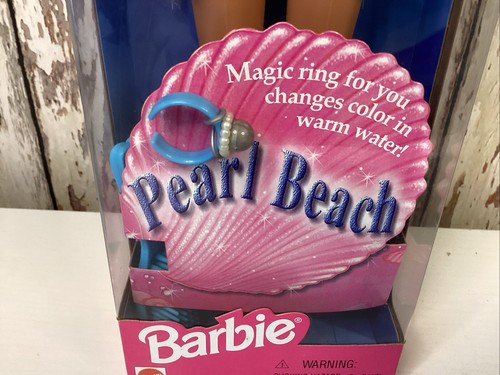 1997 PEARL BEACH BARBIE - 18576 - OVP UNGEÖFFNET - MIT RING FÜR DICH - Bild 14 von 15