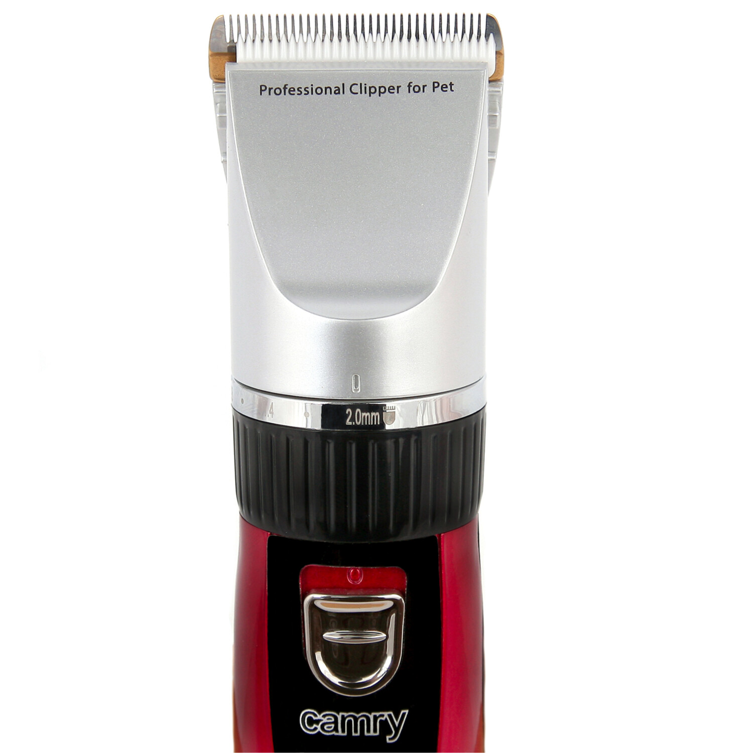 Tondeuse poils longs Camry CR2821 silencieuse chat et chien tête titane