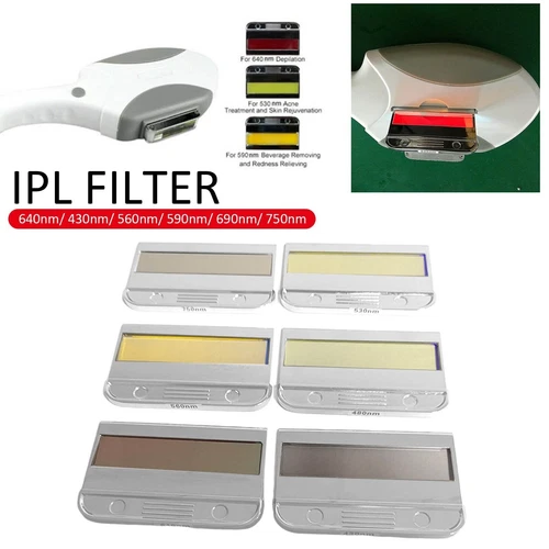 Hair Removal IPL Filters 640/690/750nm for OPT IPL Machine Crystal Glass Filter