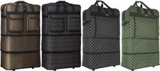 30"/36"/40" Expandable Rolling Duffel Bag Wheeled Spinner Suitcase Luggage