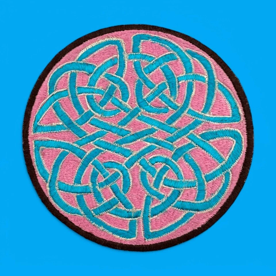 Embroidered Patch - Mystic Eyes or Celtic Knot - Color Variation] - Sew-On - Image 4 of 4