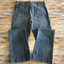 Authentic Lei Jeans Vintage Mid Rise Boot Cut Distressed Women's Size 11