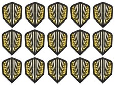 5 Sets Harrows Dimplex Standard Dart Flights - Ships w/ Tracking - CD Gold
