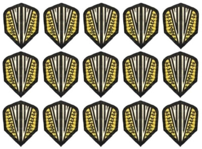 5 Sets Harrows Dimplex Standard Dart Flights - Ships w/ Tracking - CD Gold