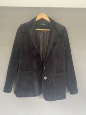 Bnwot Find Black Velvet Blazer Jacket Holiday Party. Smart Size M 12.