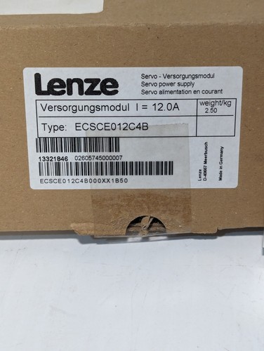 Lenze ECSCE012C4B Servo Power Supply, 12A - 第 6/8 張圖片