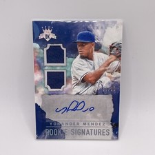 2017 Diamond Kings YOHANDER MENDEZ Auto Patch-37/99 Rookie Signatures