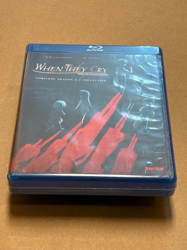 Sentai Filmworks 2021 Release 'When They Cry' Complete Blu-Ray Collection Sealed