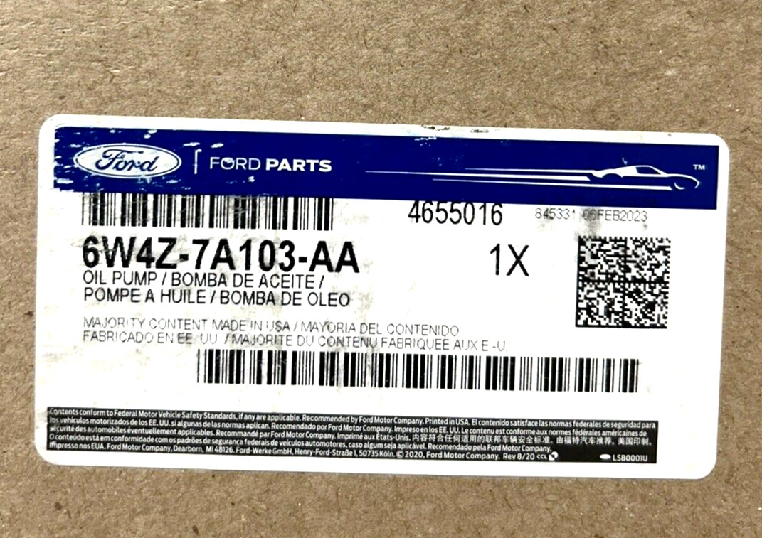 6W4Z-7A103-AA OEM Ford Pump Assembly Oil 2004-2010 Explorer Mustang Aviator