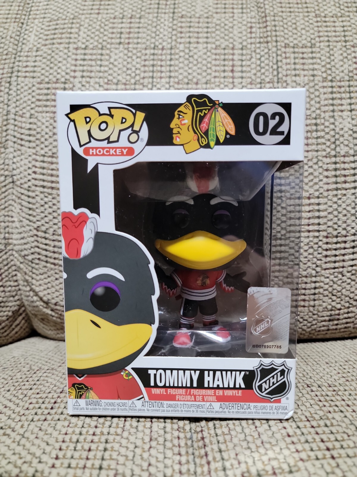 Funko Pop! Hockey Chicago Blackhawks - Tommy Hawk Vinyl Figure