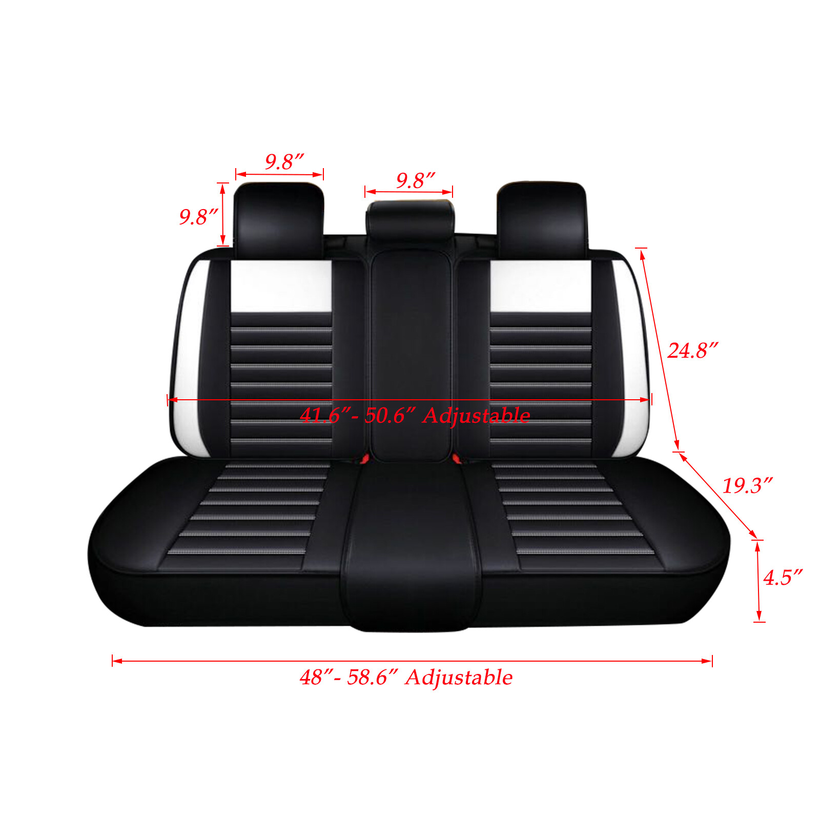 For Cadillac Car Seat Covers 5 Seats Front &Rear Full Set PU Leather Protector eBay