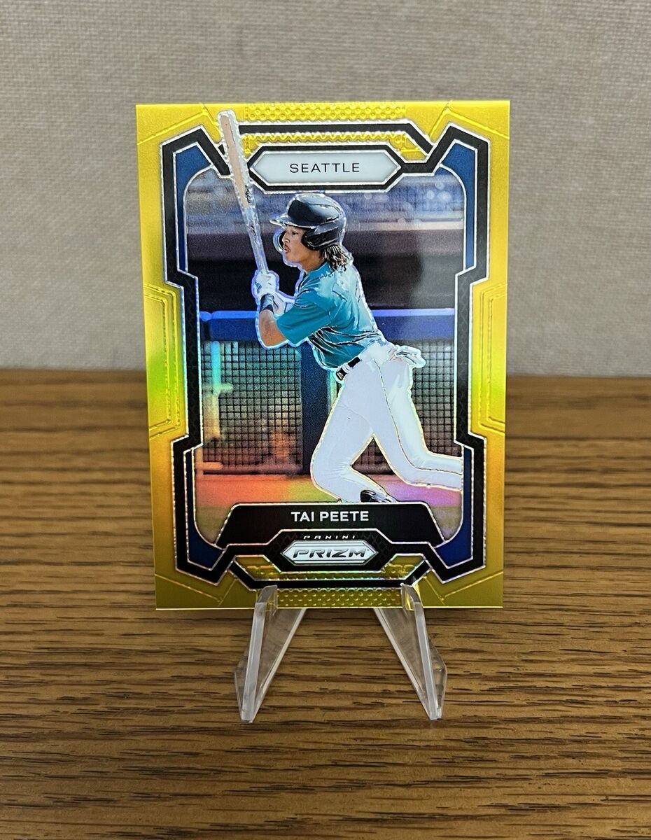 2024 Panini Prizm Baseball Tai Peete Gold Prizm #7/10 2024 Panini Prizm Baseball Tai Peete Gold Prizm #7/10