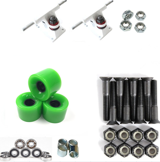 Combo 3&rdquo; Trucks+60mm Wheels Abec 9 Bearing Fit For Penny S
