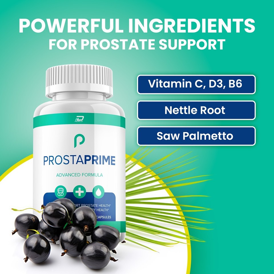 (5 Pack) ProstaPrime Prostate Supplement for Men - Prosta Prime Bladder ...