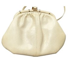 Vintage Susan Gail Snakeskin Tan Purse