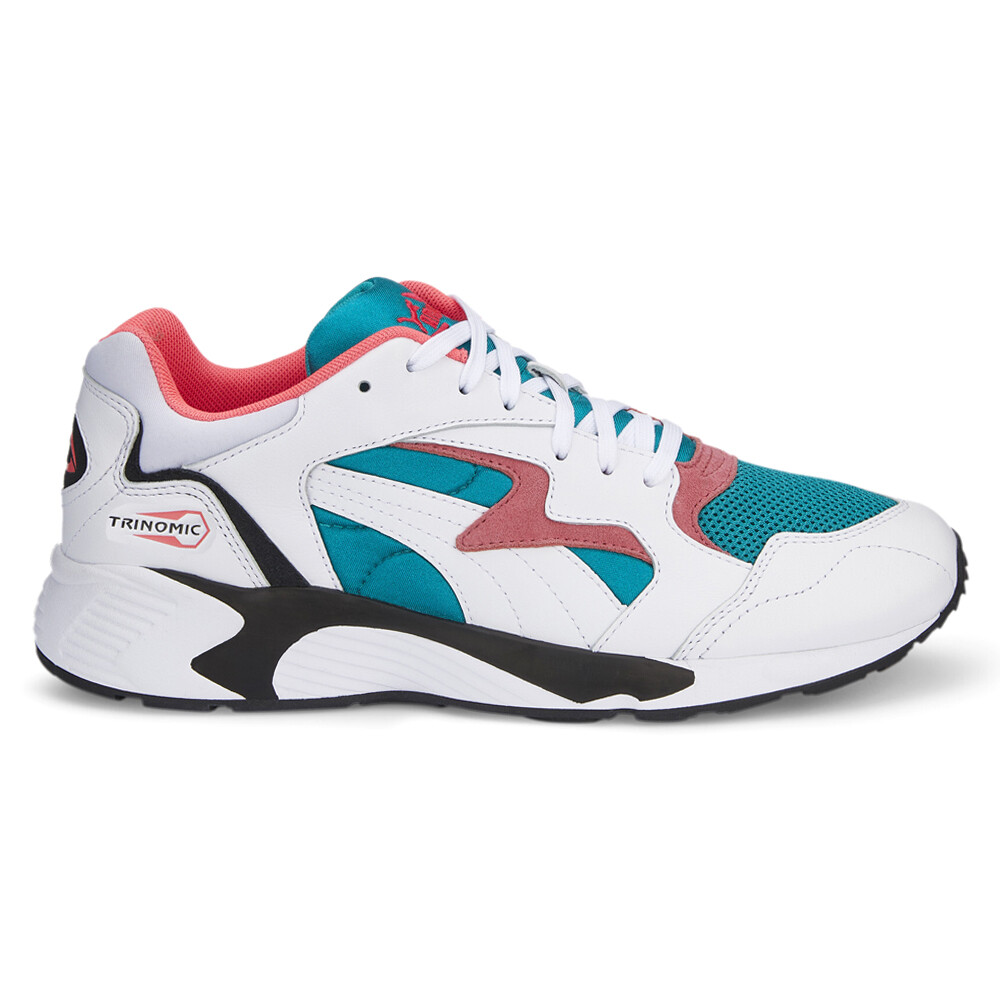 Мужские белоснежные кроссовки Puma Prevail на шнуровке Повседневная обувь 38656904