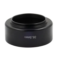 35.5mm x0.5mm Thread Metal Camera Lens Hood