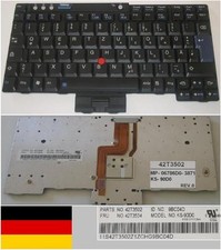 German QWERTZ Keyboard IBM X60 X60S X61S KS-90D0 42T3502 42T3534 Black