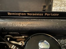 Vintage Remington Noiseless Portable Typewriter 1930's thumbnail