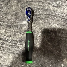 Snap-On fhf80a  3/8” drive flex head soft grip handle ratchet green