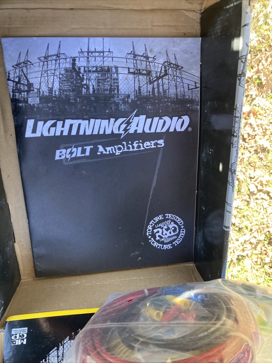 LIGHTNING AUDIO BOLT パワーアンプ Lightning Audio BOLT 12v Car Stereo Amplifier | Mono Channel