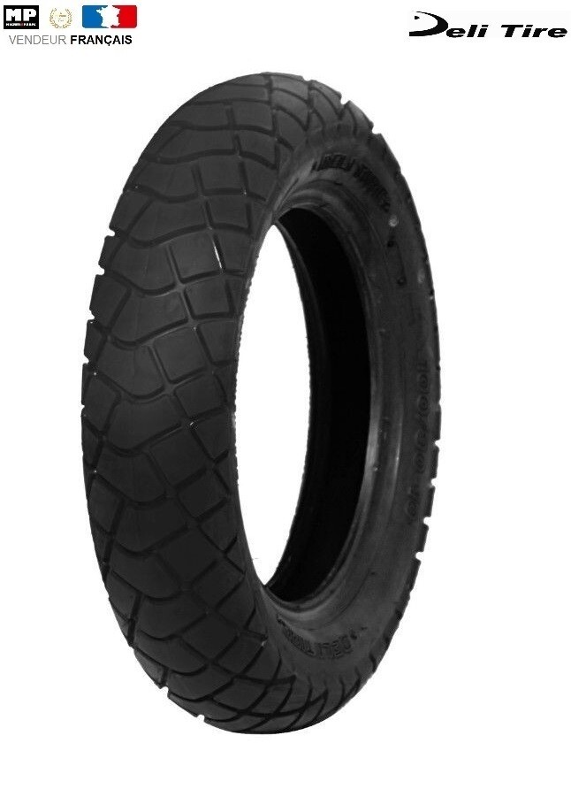 Pneu scooter tubeless 110/80/10 S-223 contre les crevaisons et dérapages