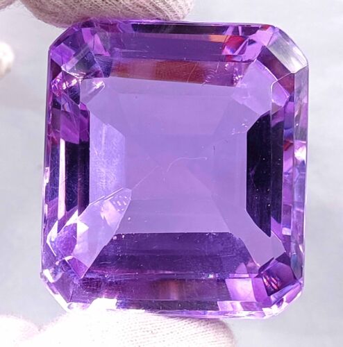 TOP QUALITY AAA PURPLE OPAL EGL UNTREATED EMERALD SHAPE 275 CT LOOSE GEMSTONE - Picture 11 of 13
