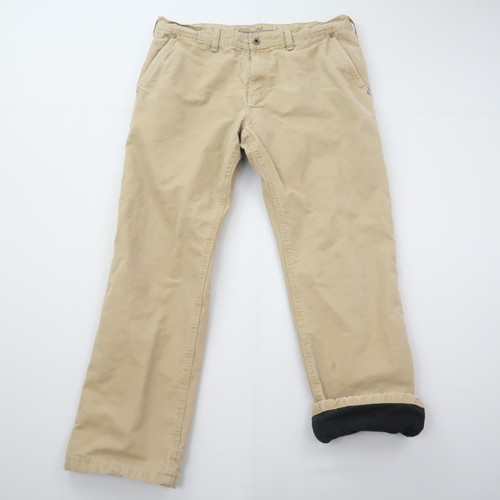 Eddie Bauer Mens Fleece Lined Canvas 