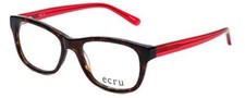Ecru by Vivid Designer Reading Glasses Morrison in Tortoise-Red 5.00