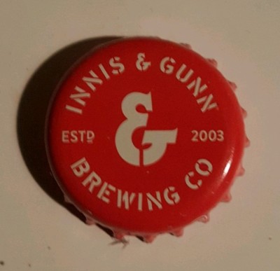 INNIS & GUNN OAK BOURBON BARREL AGED BEER BOTTLE CAP