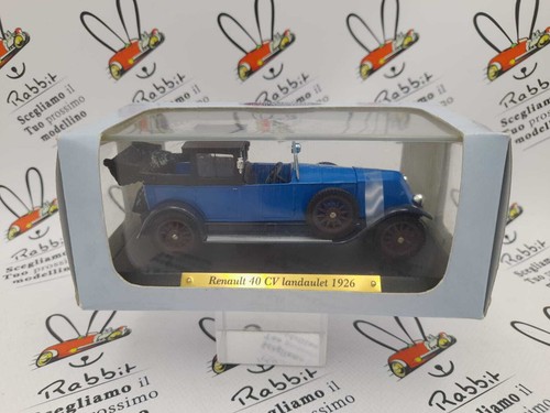 Die Cast " Renault 40 Cv Landaulet 1926 " Auto Elite Échelle 1/43