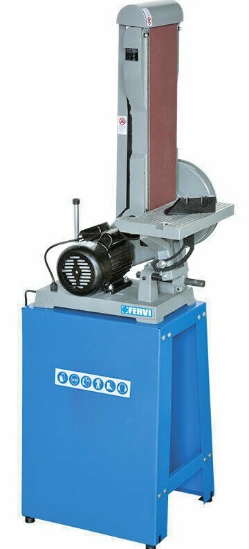 LEVIGATRICE A NASTRO FERVI mod.0662 - INCLINABILE - CON BANCO - NASTRO 1219x152