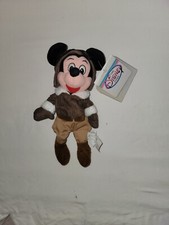 Walt Disney Mickey Mouse Plush Beanie Baby " Pilot Mickey"