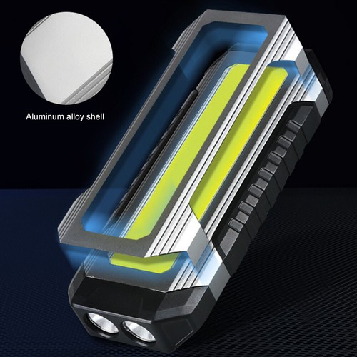 LED Arbeitsscheinwerfer Akku Baustrahler Werkstattlampe USB Flutlicht Camping - Bild 9 von 12