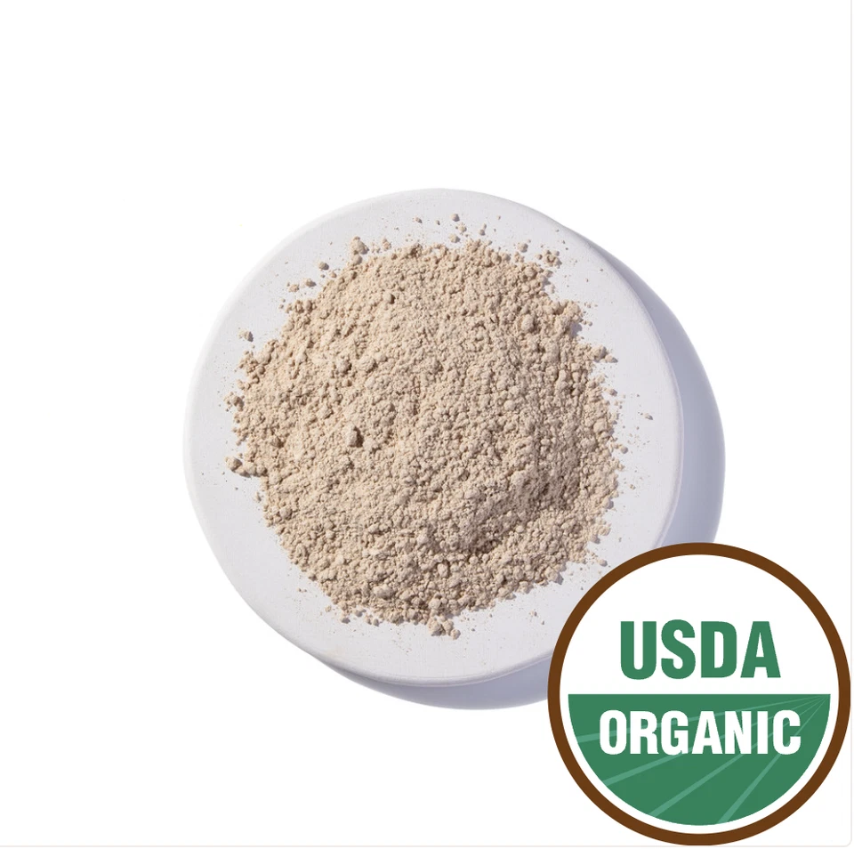 Slippery Elm Bark FINE POWDER 有机 (Ulmus rubra) 美国船舶 红色榆树,内皮 — 第 2/2 张图片