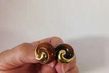 1960s Trifari Crown Mark Clip on Earrings