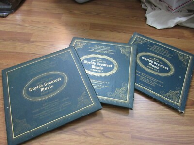 VINTAGE, BASIC LIBRARY OF THE WORLD'S GREATEST MUSIC, ABLUMS 1, 2, &3
