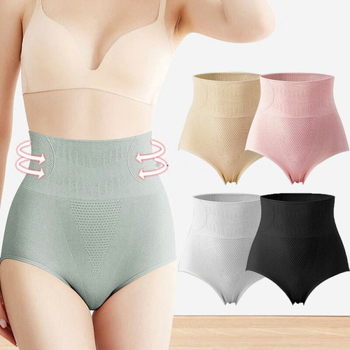 High-Waist Body Easy Shaper Tummy Control Thong Pants Shapewear Slim Underwear -