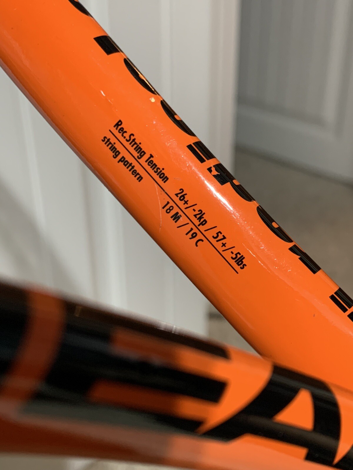 Head Ti Radical Elite Tennis Racquet 4 3/8 - 3 Orange Black White | No Cover