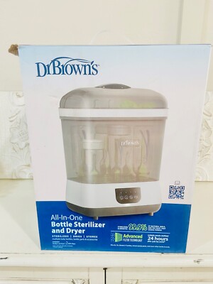 Dr. Brown's All-in-One Sterilizer and Dryer for Baby Bottles, Parts & Other Newb